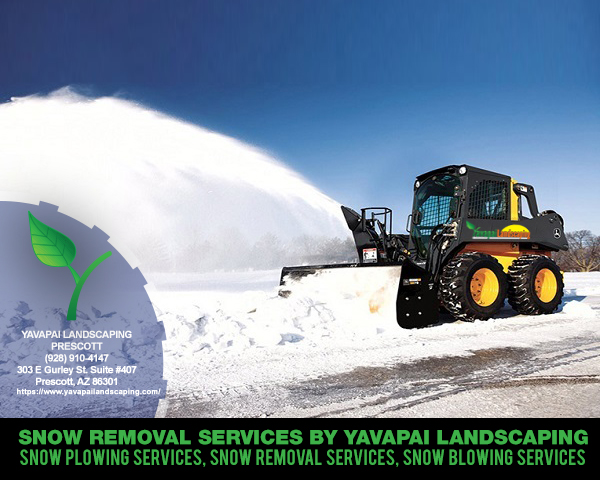 snow plowing service prescott