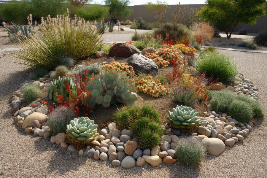 xeriscaping-is-process-landscaping-gardening-that-reduces-eliminates-need-irrigation-xeriscaped-landscapes-need-little-no-water-ai-generative_72482-7126