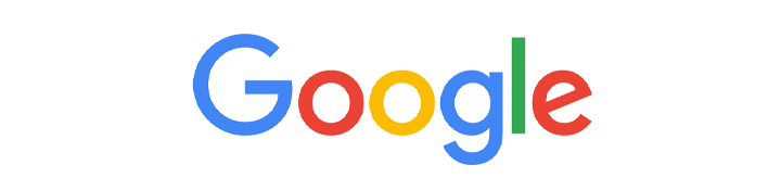Colorful google logo with each letter in a different color.