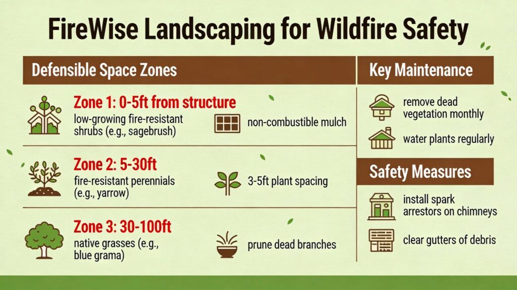 FireWise Landscaping for Wildfire Safety