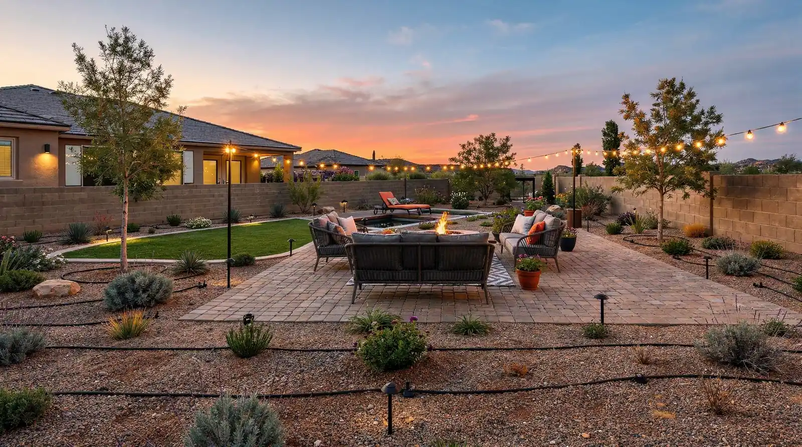 Defensible spaces are the areas between a home and natural fire-prone terrain such as woodlands