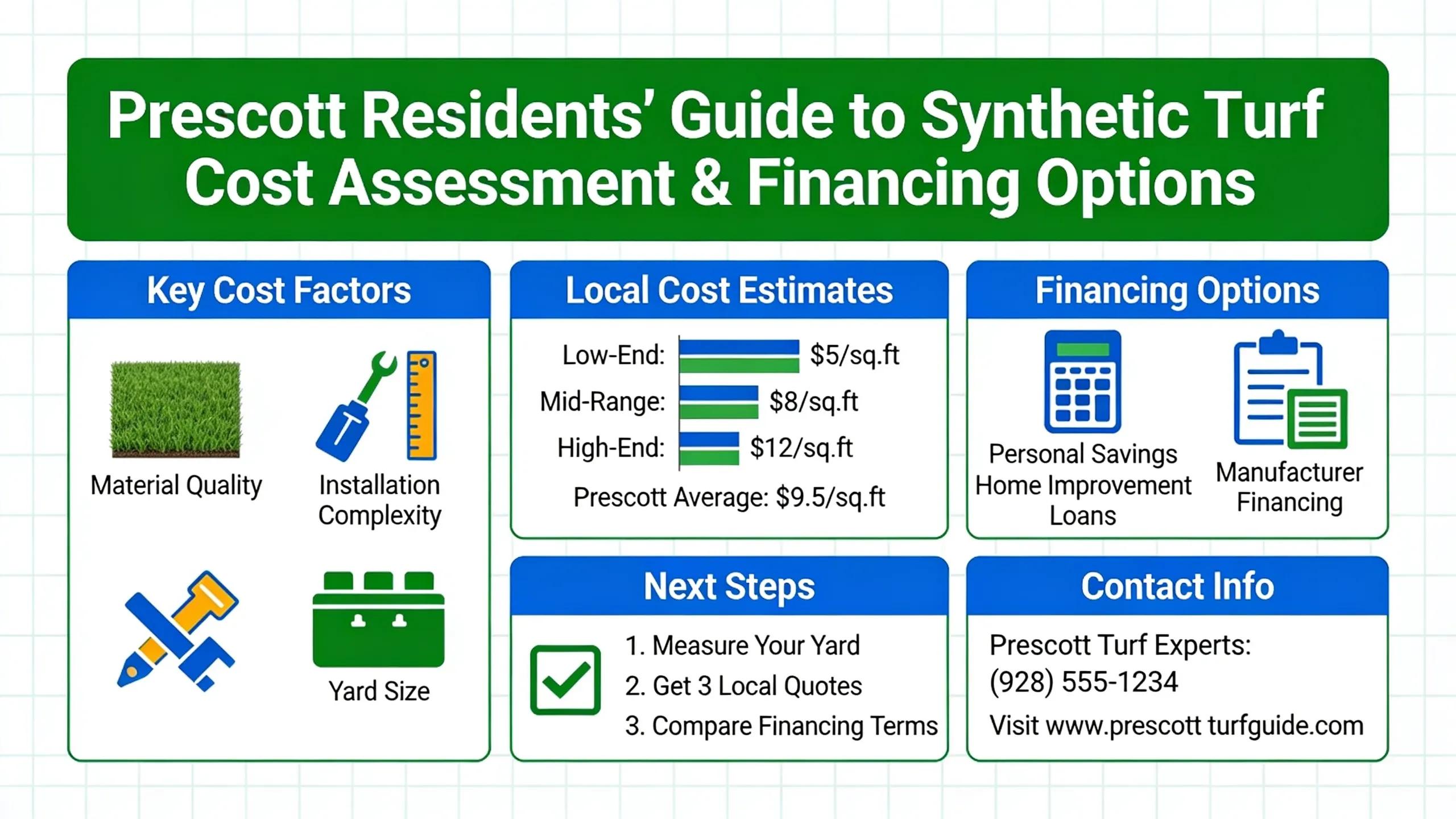 How Can Residents Assess Synthetic Turf Cost in Prescott and Financing Options